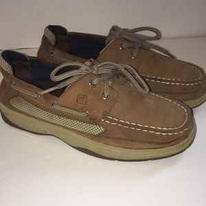 SPERRY BOYS LANYARD BOAT SHOES
